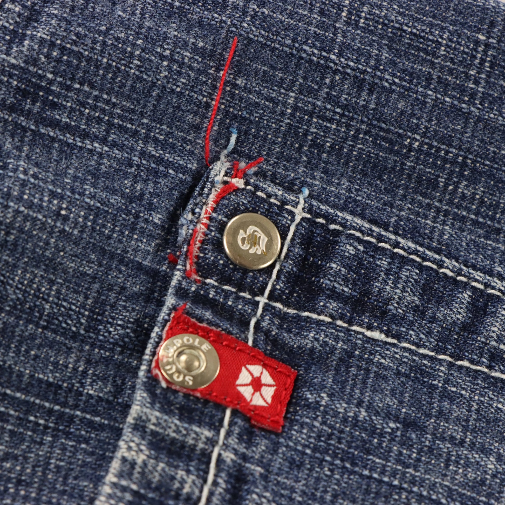 SOUTHPOLE Classic Y2K Style Blue Denim Shorts (38) Vintage Sole Melbourne