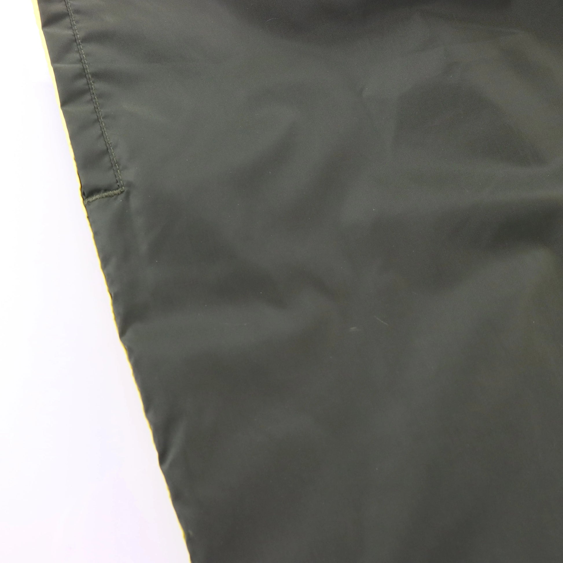 ADIDAS Khaki & Light Yellow Embroidered Logo Zip Cuff Track Pants (M-L) Vintage Sole Melbourne