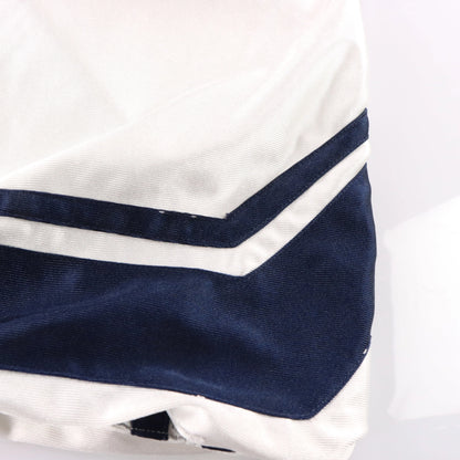 NIKE Reversible White & Navy Embroidered Swoosh Logo Basketball Shorts (L) Vintage Sole Melbourne