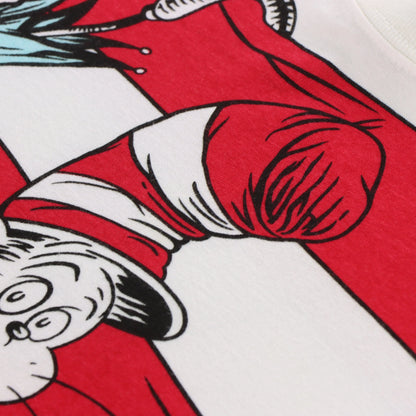 Universal Studios Dr Suess 'Cat In The Hat' Front Back USA Made Tee (M) Vintage Sole Melbourne