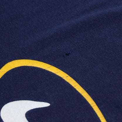 Vintage VALOR Circle Logo Swoosh Navy & Yellow T-Shirt (XL)