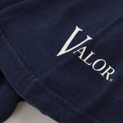Vintage VALOR Circle Logo Swoosh Navy & Yellow T-Shirt (XL)
