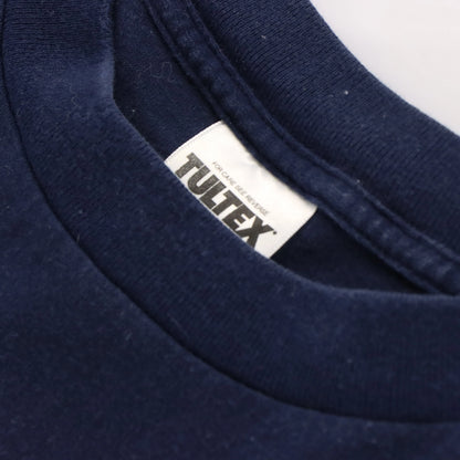 Vintage VALOR Circle Logo Swoosh Navy & Yellow T-Shirt (XL)