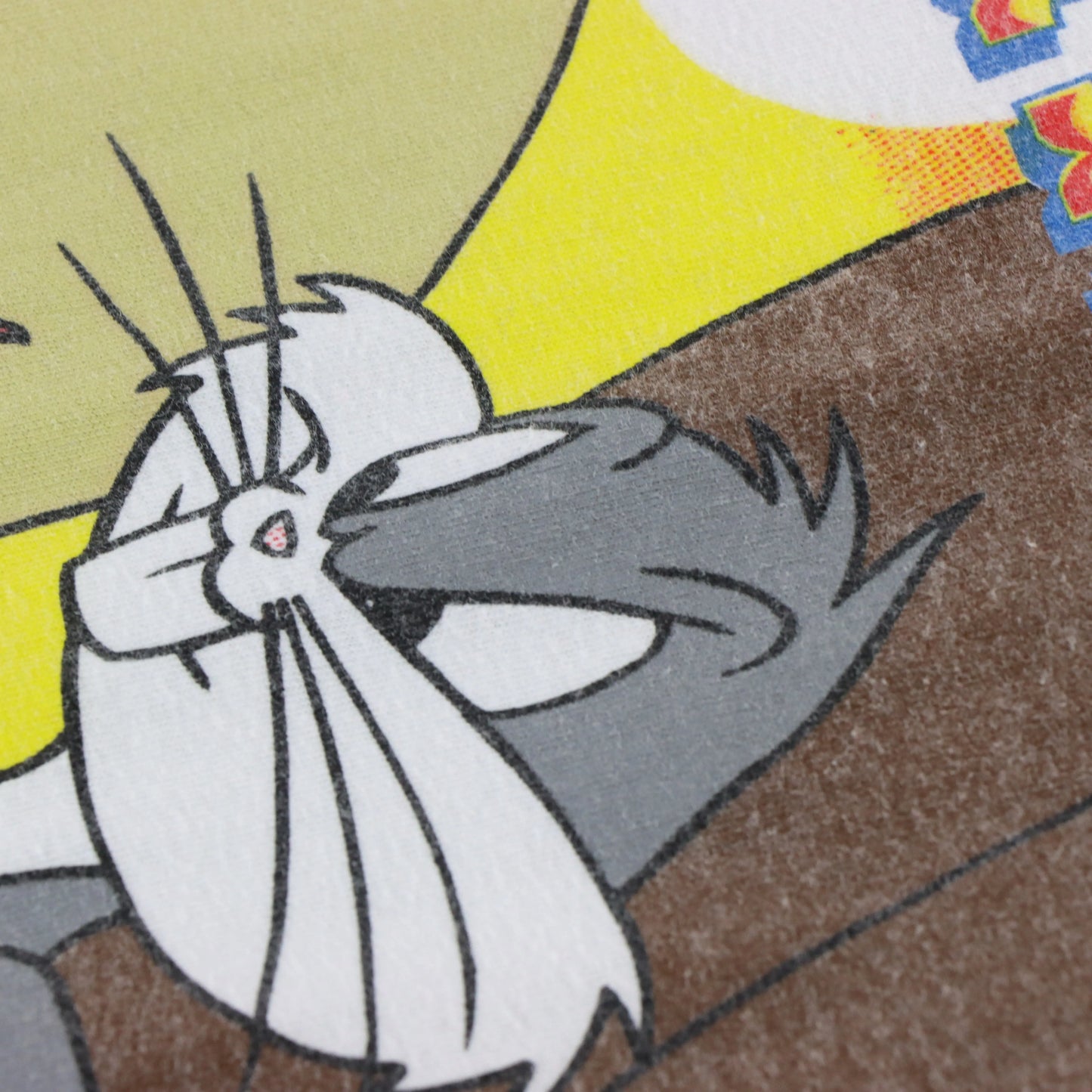 1992 LOONEY TUNES 'Draw, Ya Varmint' Bugs Bunny USA Made Tee (S-M) Vintage Sole Melbourne