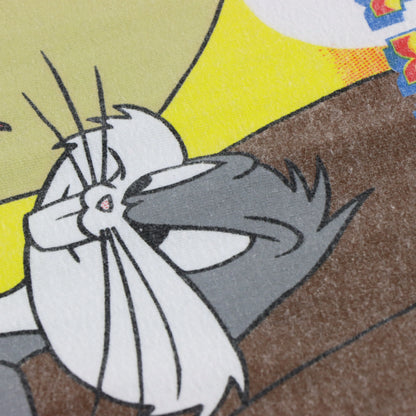 1992 LOONEY TUNES 'Draw, Ya Varmint' Bugs Bunny USA Made Tee (S-M) Vintage Sole Melbourne