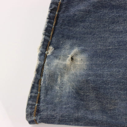 Vintage LAGUNA BEACH Y2K Skull Button Cross Pocket USA Made Denim Jeans (36)