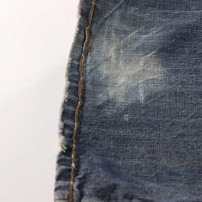 Vintage LAGUNA BEACH Y2K Skull Button Cross Pocket USA Made Denim Jeans (36)