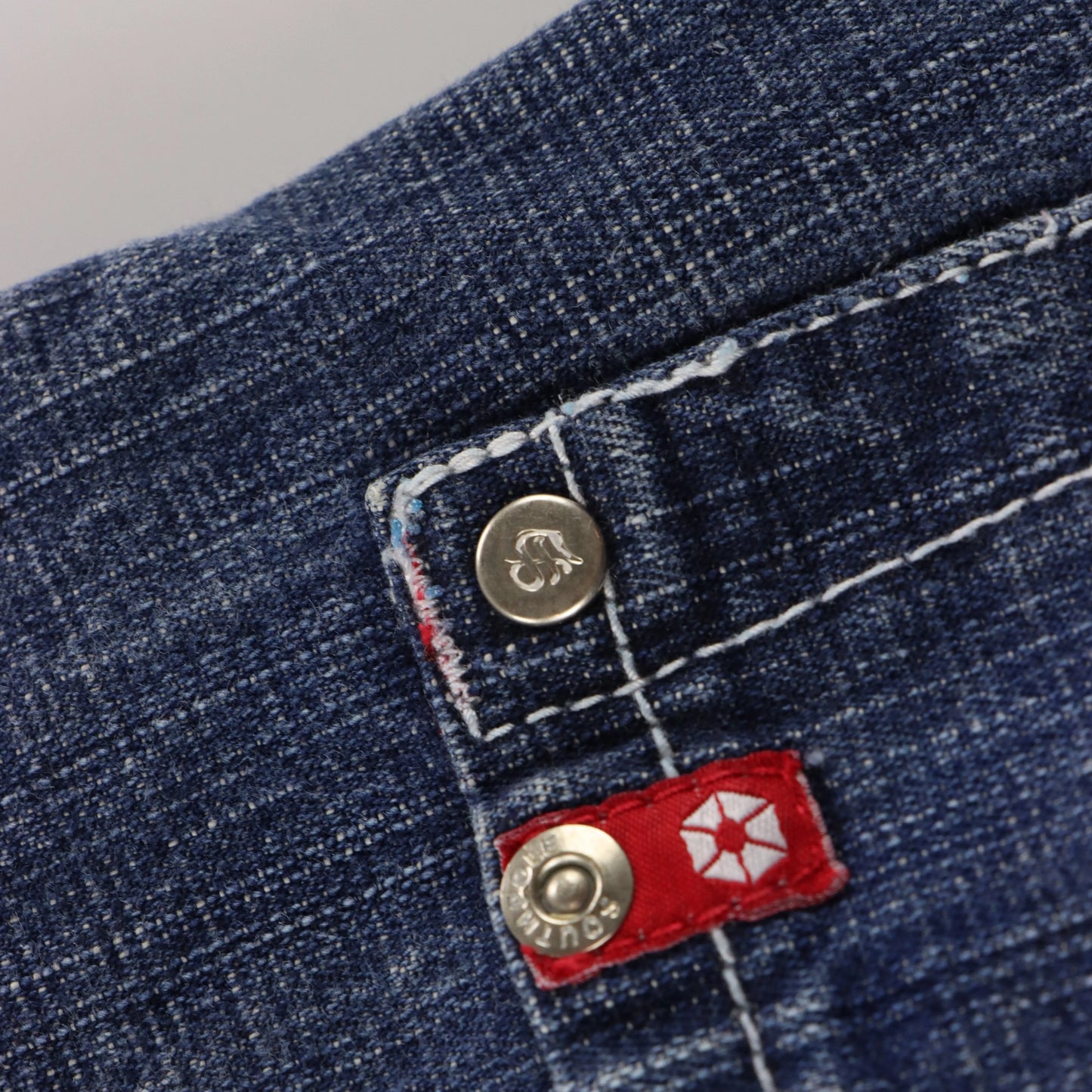 SOUTHPOLE Faded Blue Y2K Jorts Denim Shorts (34) Vintage Sole Melbourne