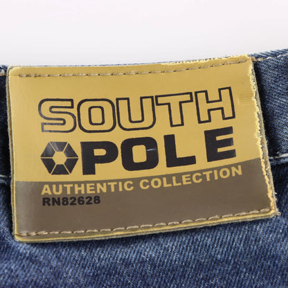 SOUTHPOLE Authentic Collection Dark Blue Denim Shorts (36) Vintage Sole Melbourne