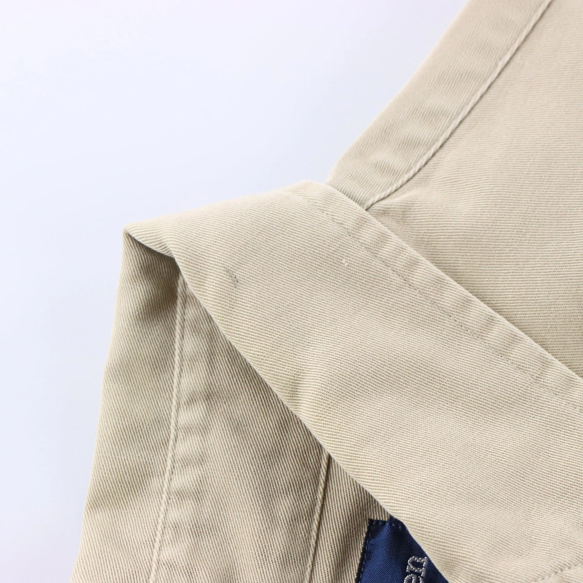 Vintage RALPH LAUREN 'Blake' Embroidered Pony Logo Khaki Button Down Shirt (XL)
