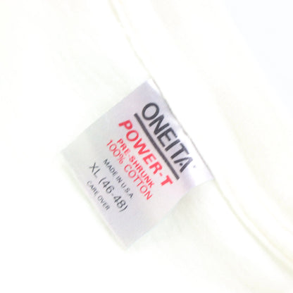 1990 Nelson Mandela USA Tour Single Stitch White T-Shirt  (L-XL) Vintage Sole Melbourne