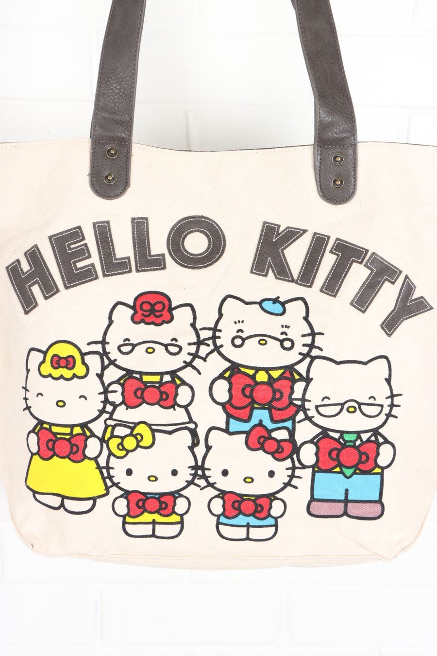 LOUNGEFLY Hello Kitty 40th Anniversary Canvas Tote Bag