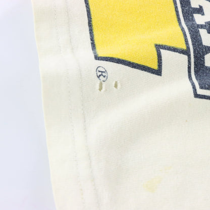 Vintage 80s University of Michigan USA Made All Over Print Boxy Tee (XXL)