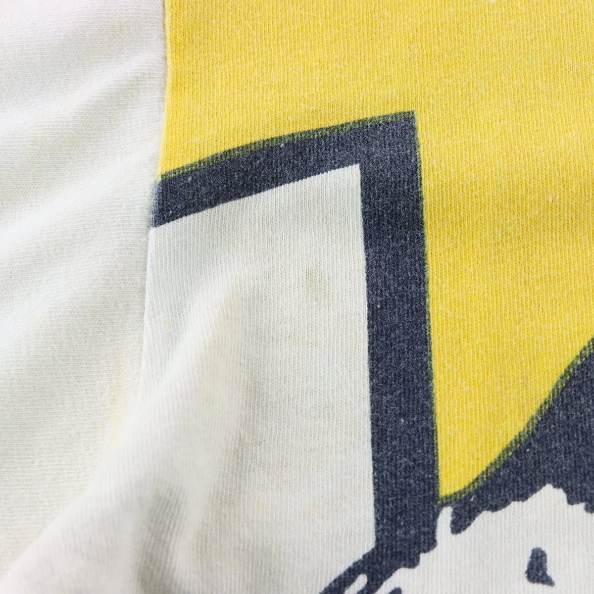 Vintage 80s University of Michigan USA Made All Over Print Boxy Tee (XXL)
