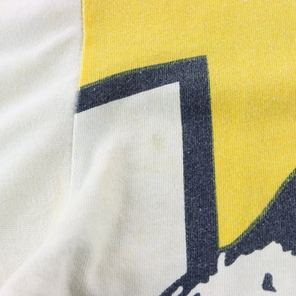 Vintage 80s University of Michigan USA Made All Over Print Boxy Tee (XXL)