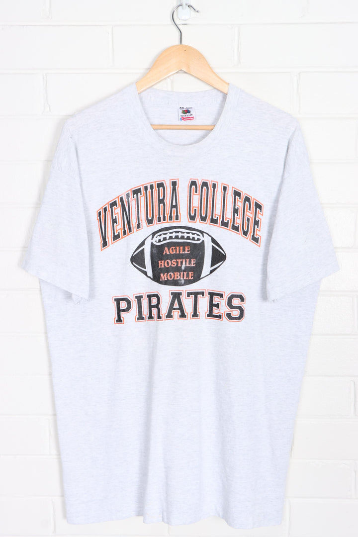 Ventura Country Pirates Single Stitch REEBOK T-Shirt USA Made (XL-XXL)