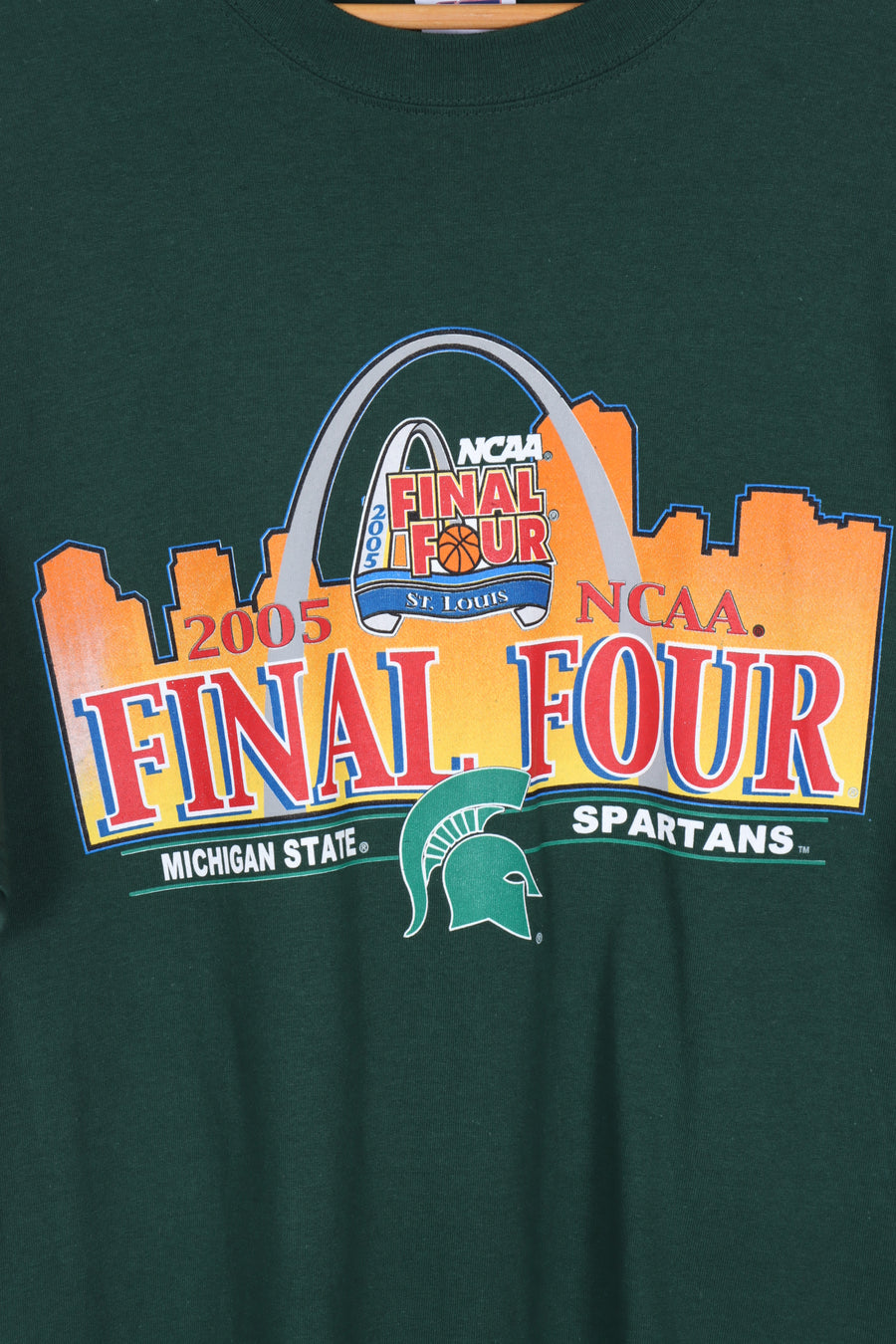 Michigan State Spartans Final Four Forest Green College Tee (XL)