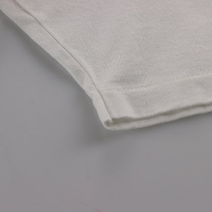 Vintage 1989 OLYMPIC Barcelona Hurdle Coca Cola USA Made White T-Shirt (XL)