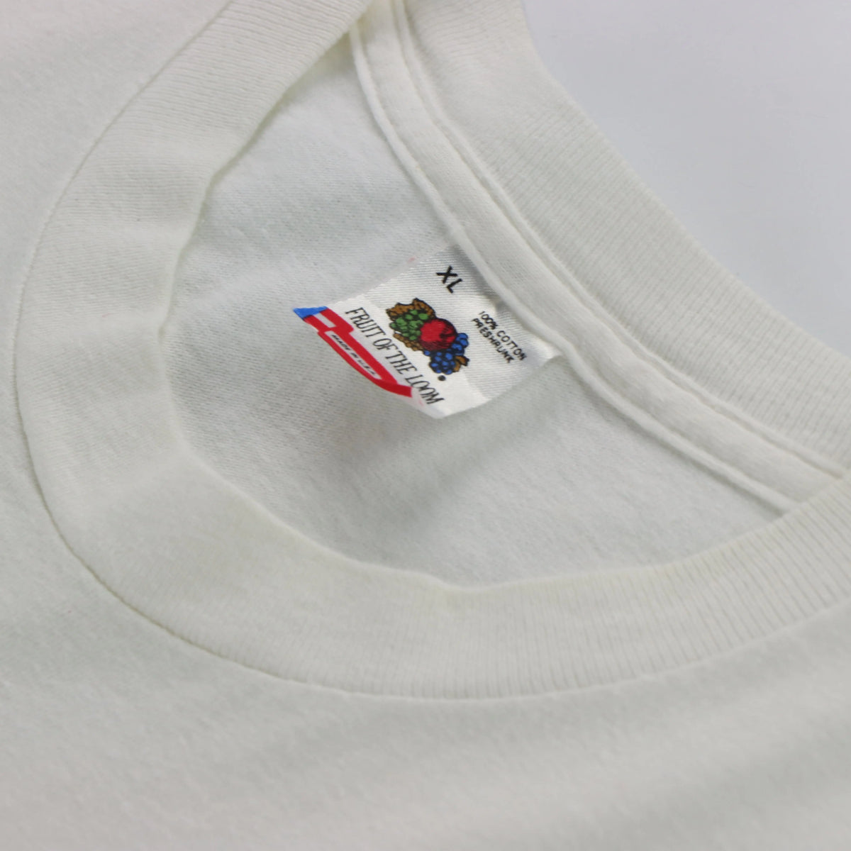 Vintage AMERICA'S TEAM Arkansas Cowboys Single Stitch USA Made White & Red T-Shirt (XL)