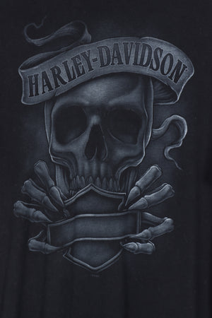 HARLEY DAVIDSON Ghost Skull Power Keg Graphic Tee (L)