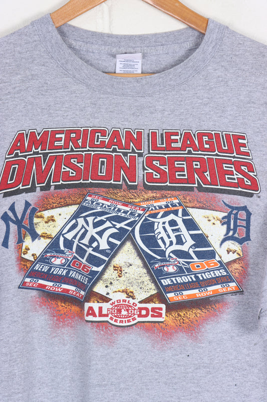 MLB Yankees Tigers American League Division Series Baseball Tee (L)