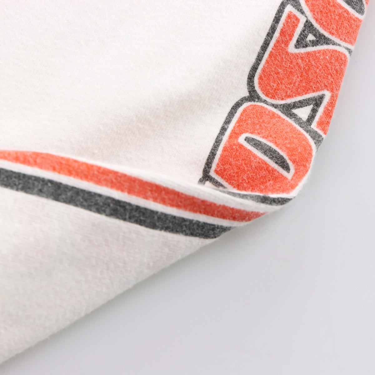 Vintage HARLEY DAVIDSON Racing White & Orange Motorcycle Long Sleeve T-Shirt (XL-XXL)