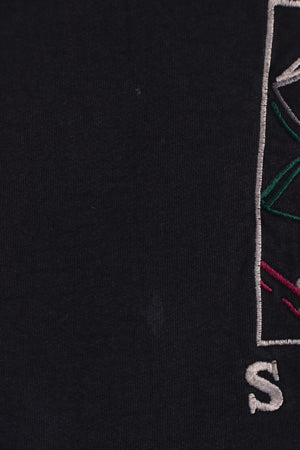 Black Embroidered "Tour Sport" LEE SPORT Sweatshirt USA Made (L)