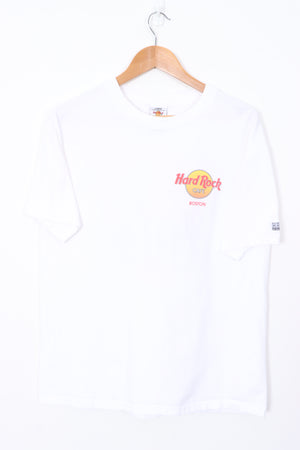 HARD ROCK CAFE Boston Front Back Oversized T-Shirt USA Made (L)