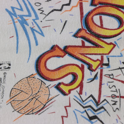 1990 NBA Detroit Pistons World Champions Single Stitch T-Shirt (L) Vintage Sole Melbourne