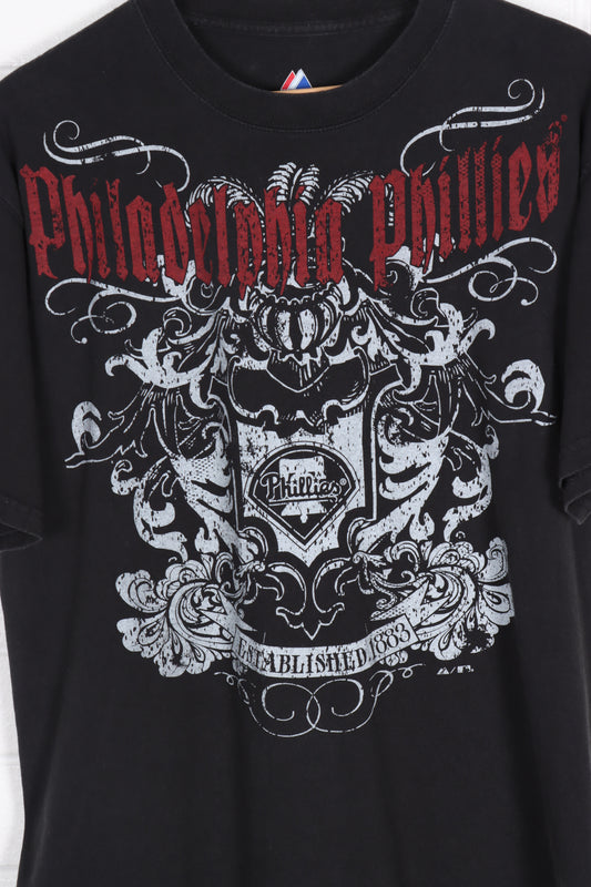 MLB Philadelphia Phillies Y2K MAJESTIC Baseball Tee (L)