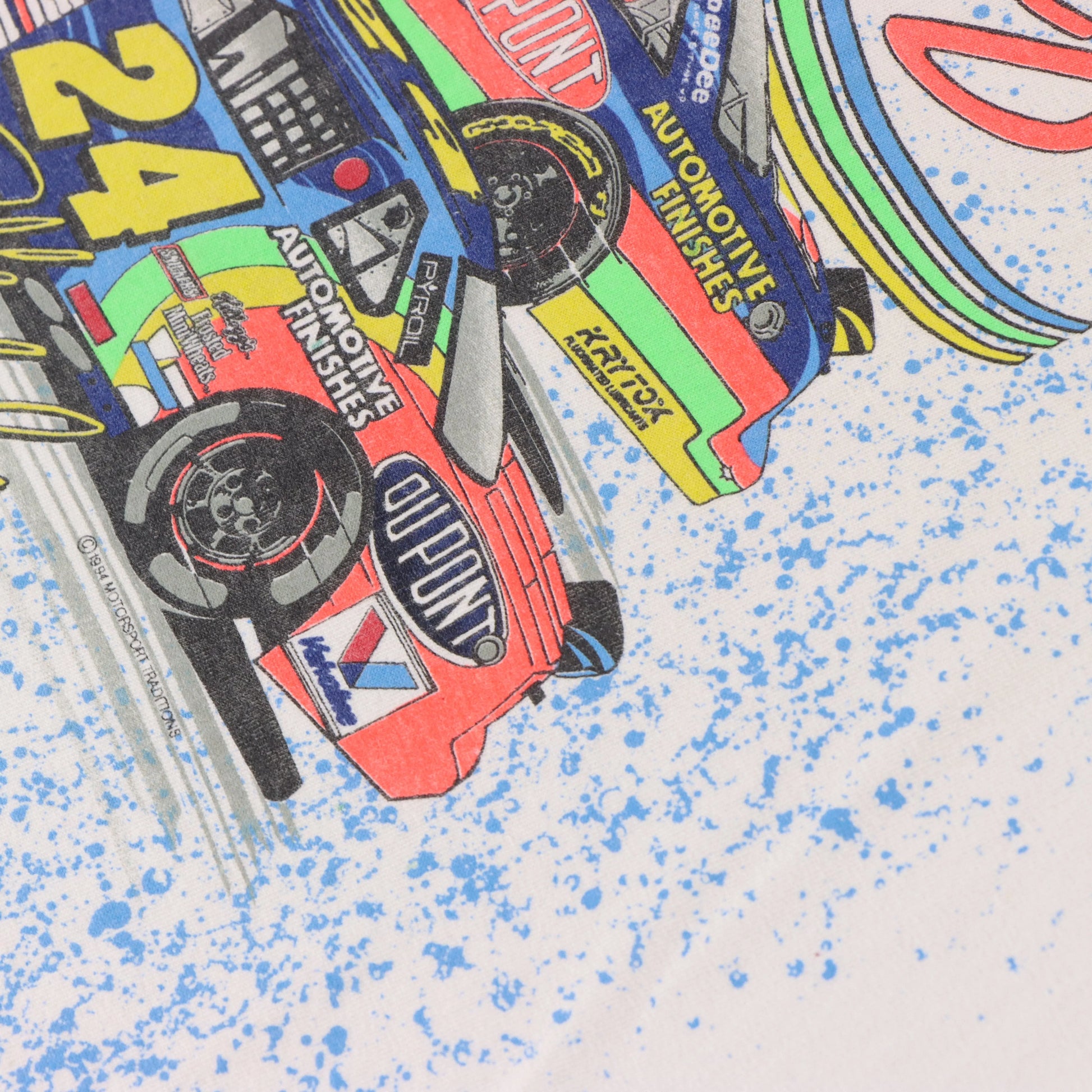 1994 NASCAR DuPont Fluro Refinish Racing Single Stitch T-Shirt (M-L) Vintage Sole Melbourne