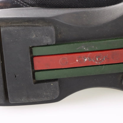 Vintage GUCCI Italy Made Black Leather Lace Up Dress Shoes (7 B)