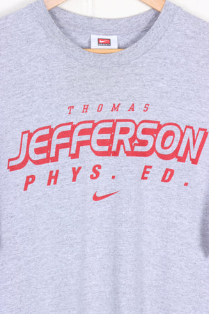 NIKE Centre Swoosh Thomas Jefferson Physical Ed Tee (L)