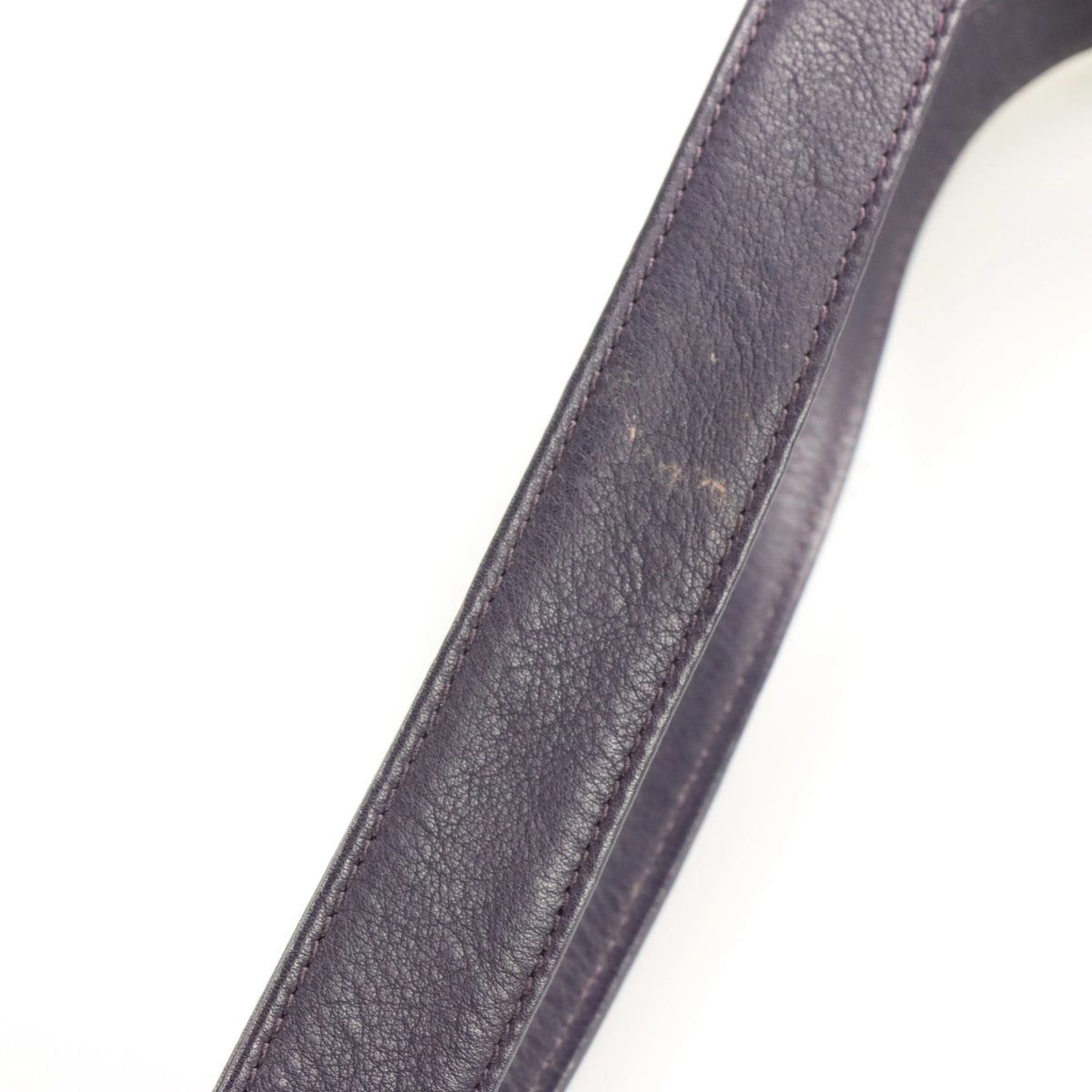 Vintage COACH E8E 4181 Dark Purple Pebbled Leather Handbag