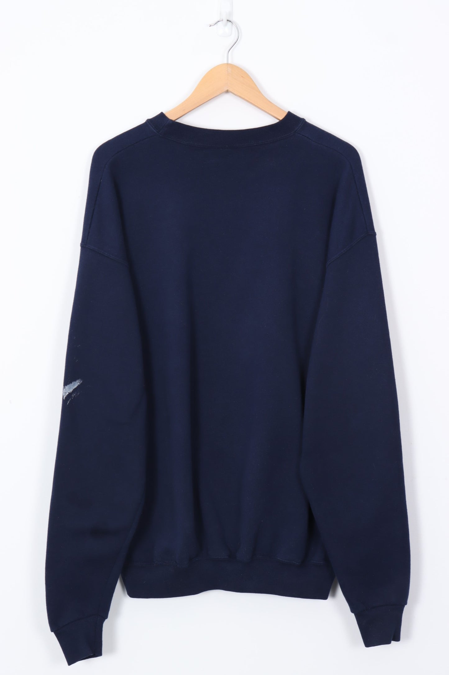GEORGETOWN University Navy Crest 50/50 Sweatshirt (XL-XXL)