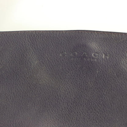 Vintage COACH E8E 4181 Dark Purple Pebbled Leather Handbag
