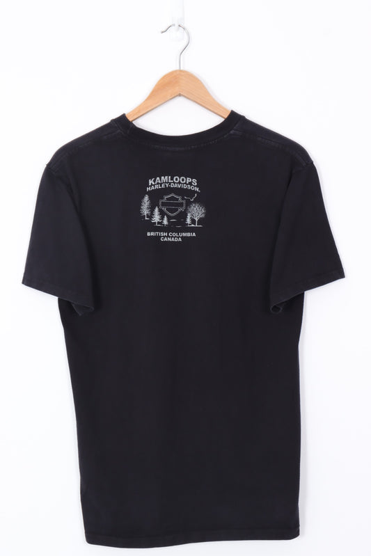 HARLEY DAVIDSON Beaver Canada Motorbike Graphic Tee (S-M)