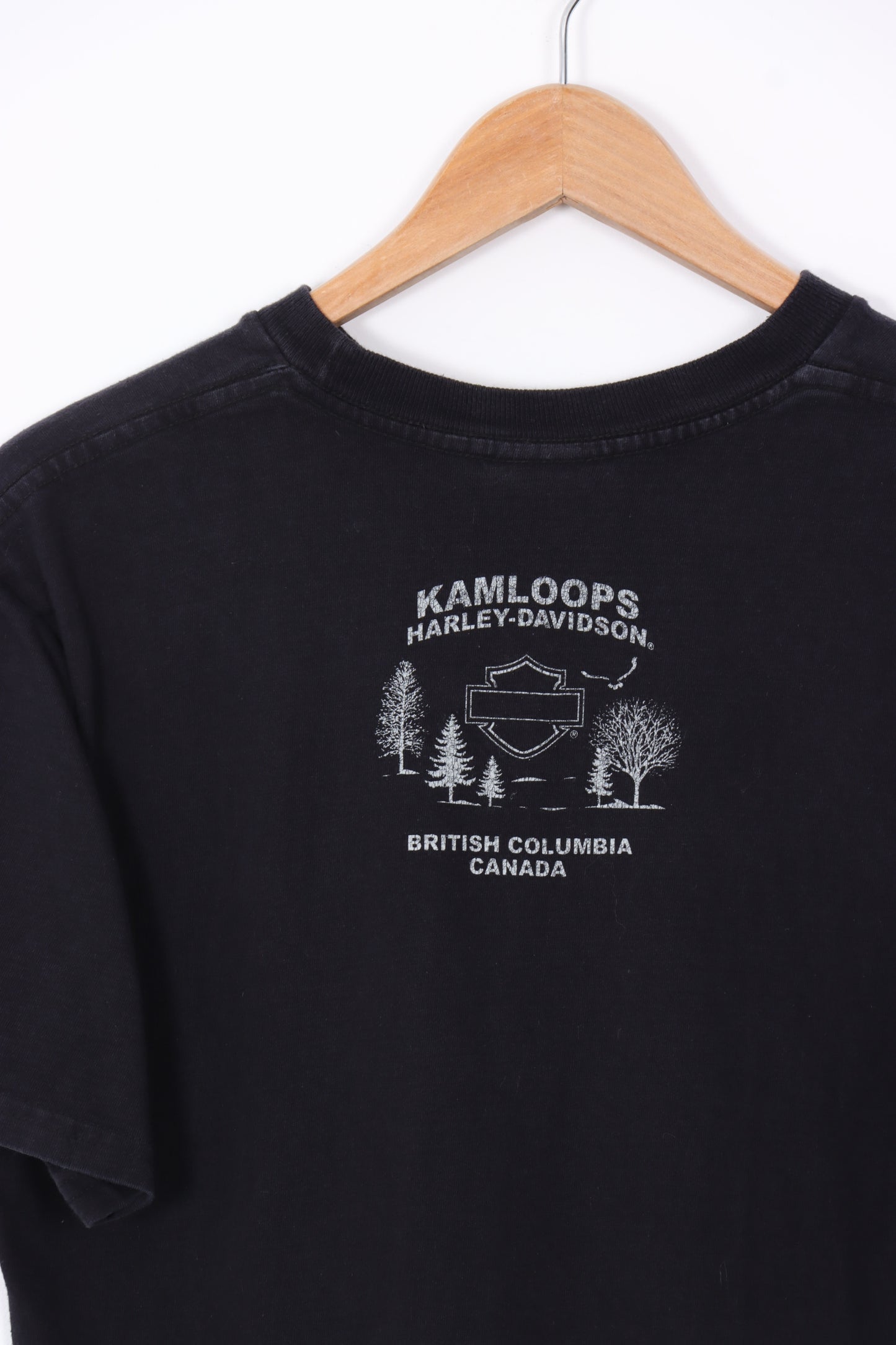 HARLEY DAVIDSON Beaver Canada Motorbike Graphic Tee (S-M)