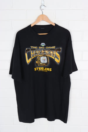 SUPER BOWL Pittsburgh Steelers Champions NFL Football Tee (XL)