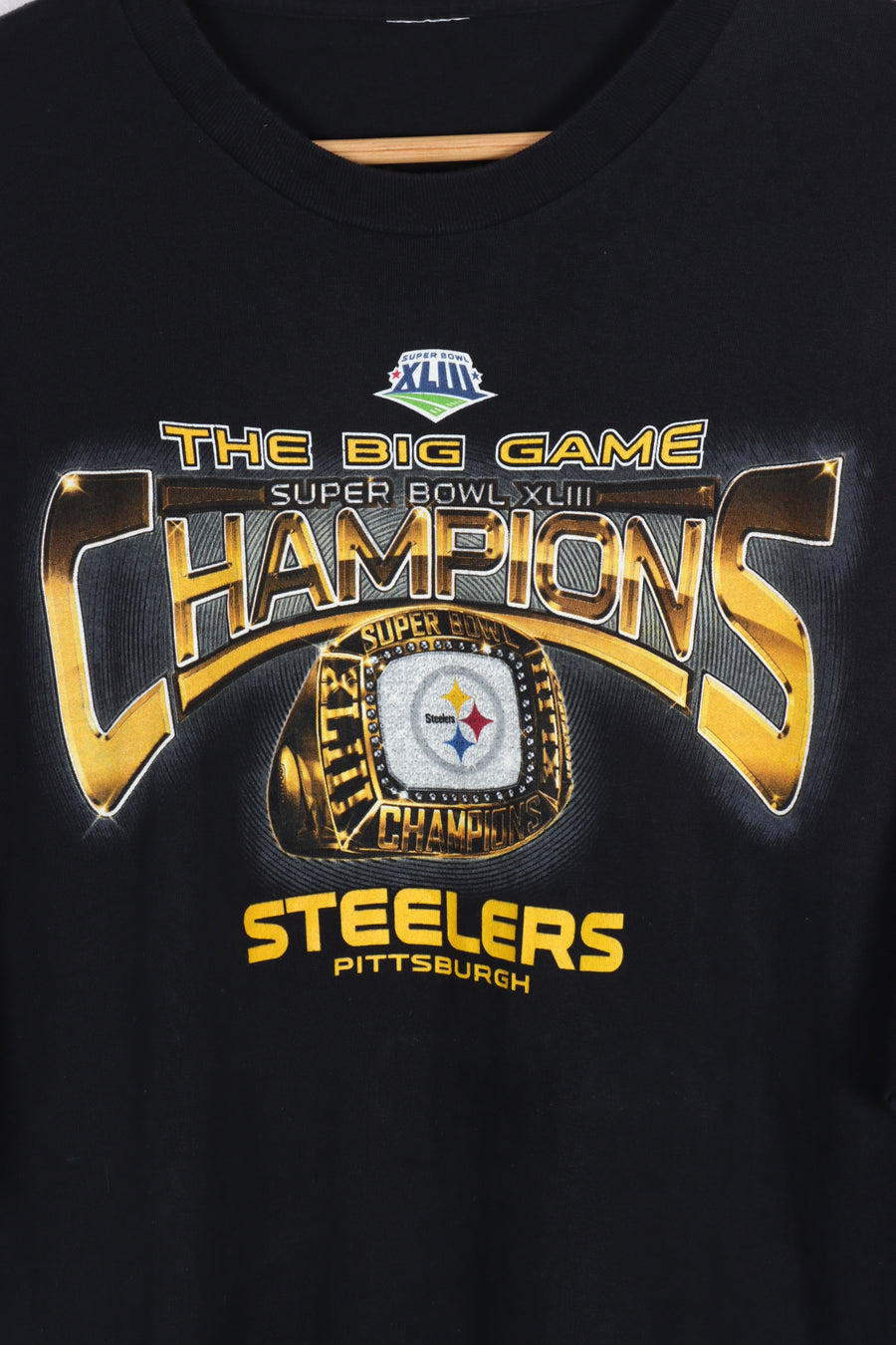 SUPER BOWL Pittsburgh Steelers Champions NFL Football Tee (XL)