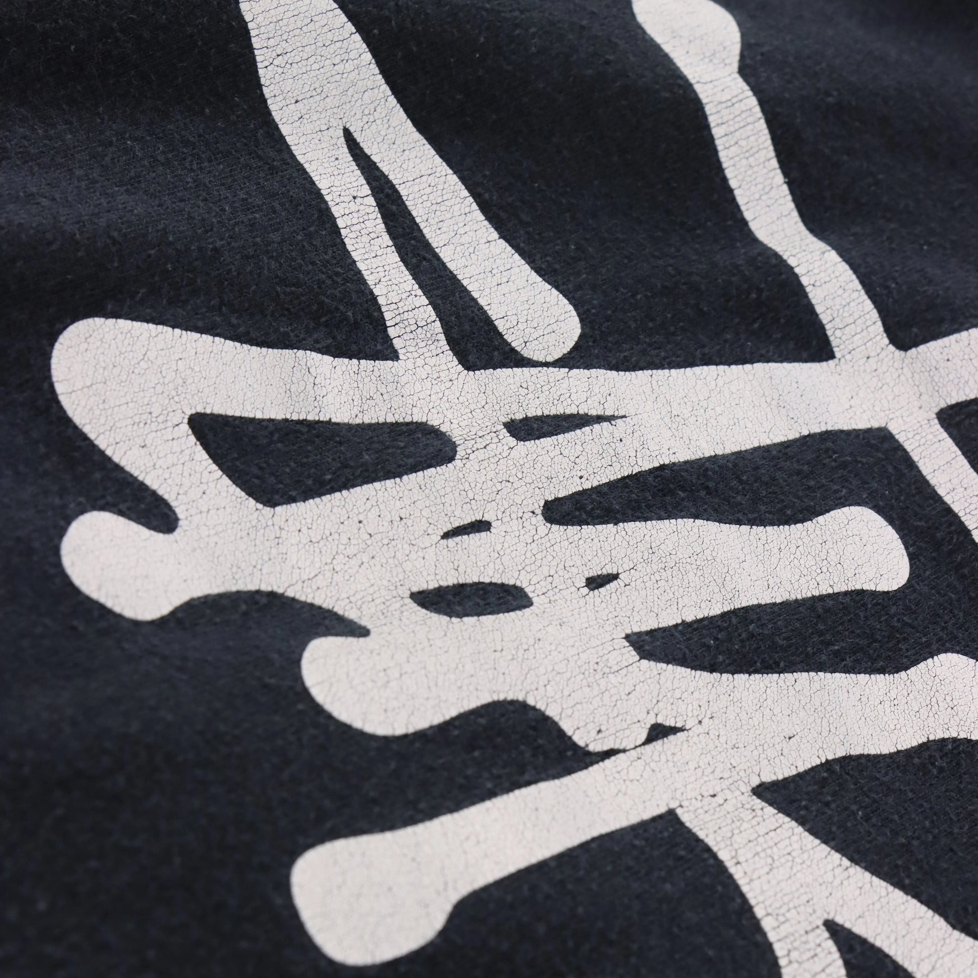 STUSSY Spell Out Logo Black & White Long Sleeve T-Shirt (S-M) ***COCO Vintage Sole Melbourne