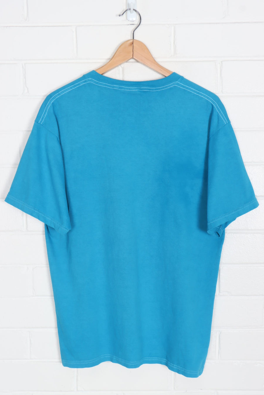 NIKE USA Blue Big Spell Out Tee (M)