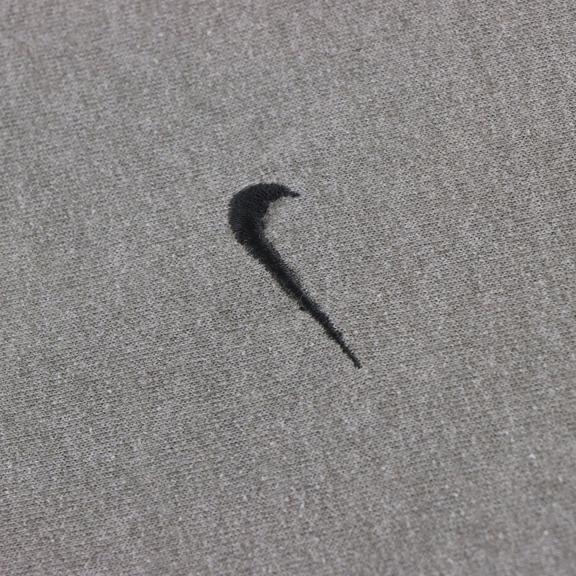 NIKE Taupe Embroidered Swoosh Logo Casual Tee (L) Vintage Sole Melbourne