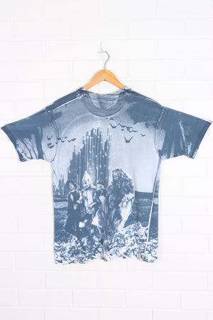 Vintage 1992 Wizard of Oz All Over Single Stitch T-Shirt USA Made (M) - Vintage Sole Melbourne