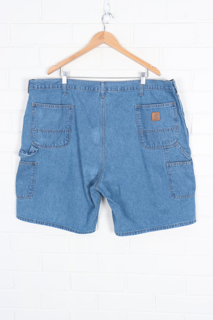 CARHARTT Medium Wash Baggy Jort Shorts (46)