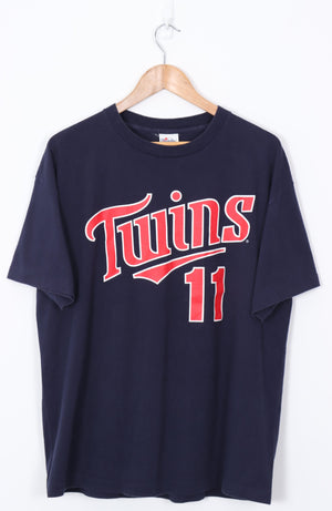 MAJESTIC MLB The Twins Minnesota Baseball USA Made T-Shirt (XL)