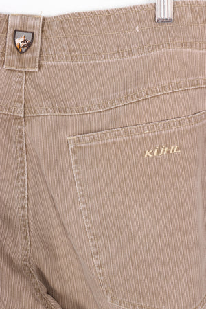 KUHL Tan Pin Stripe Double Knee Pants (36 x 30)