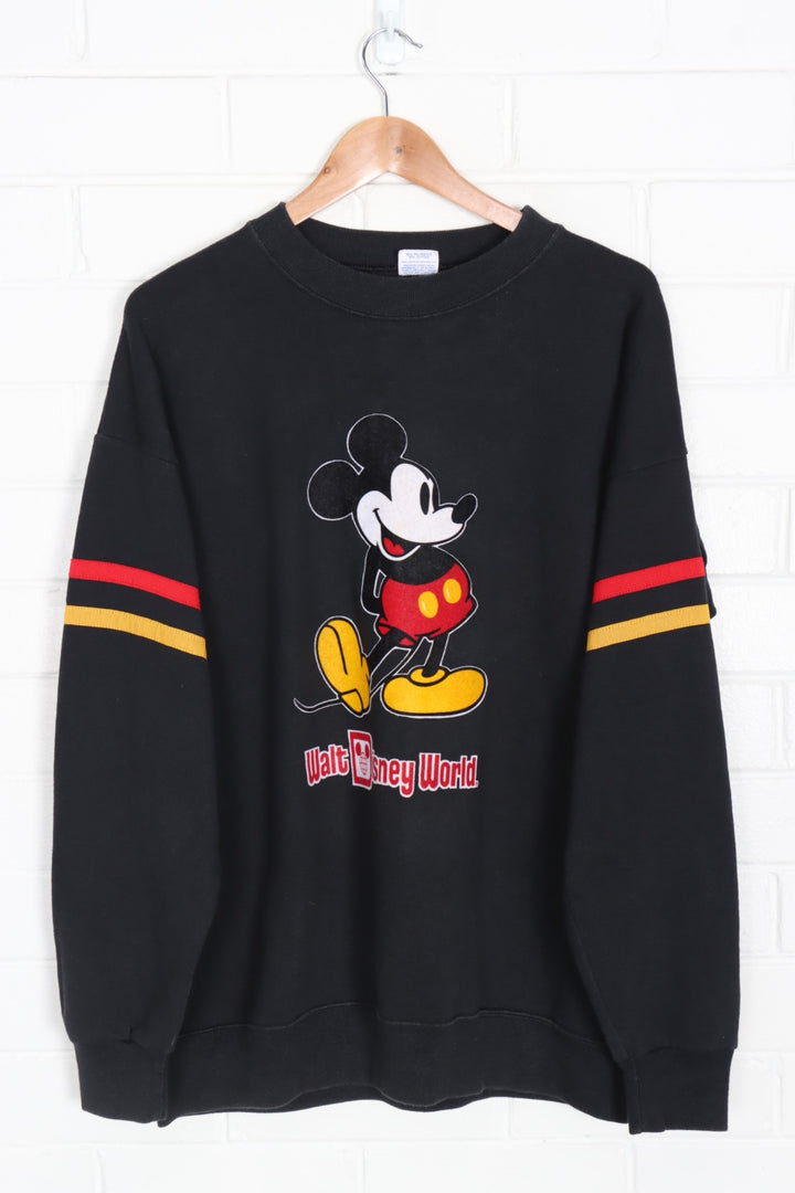 DISNEY Mickey Mouse Felt Graphic 50/50 Sweatshirt (XXL)