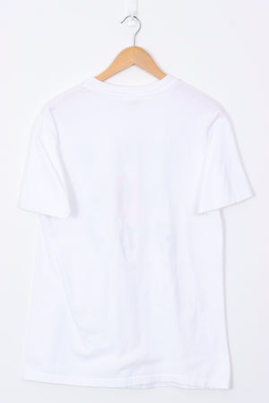 HAWAII Fluro Gecko Lizards 3D Puff Print Destination Tee (M)