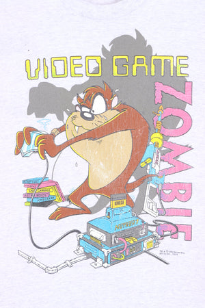 Vintage 1993 WARNER BROS "Video Game Zombie" Taz Sweatshirt (S-M)